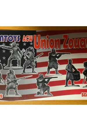 Direct Verzonden ACW/American Civil War Union Zouaven (GEEN DOOS. DIT IS IN EEN POLYTHEEN ZAK MET KAART)
