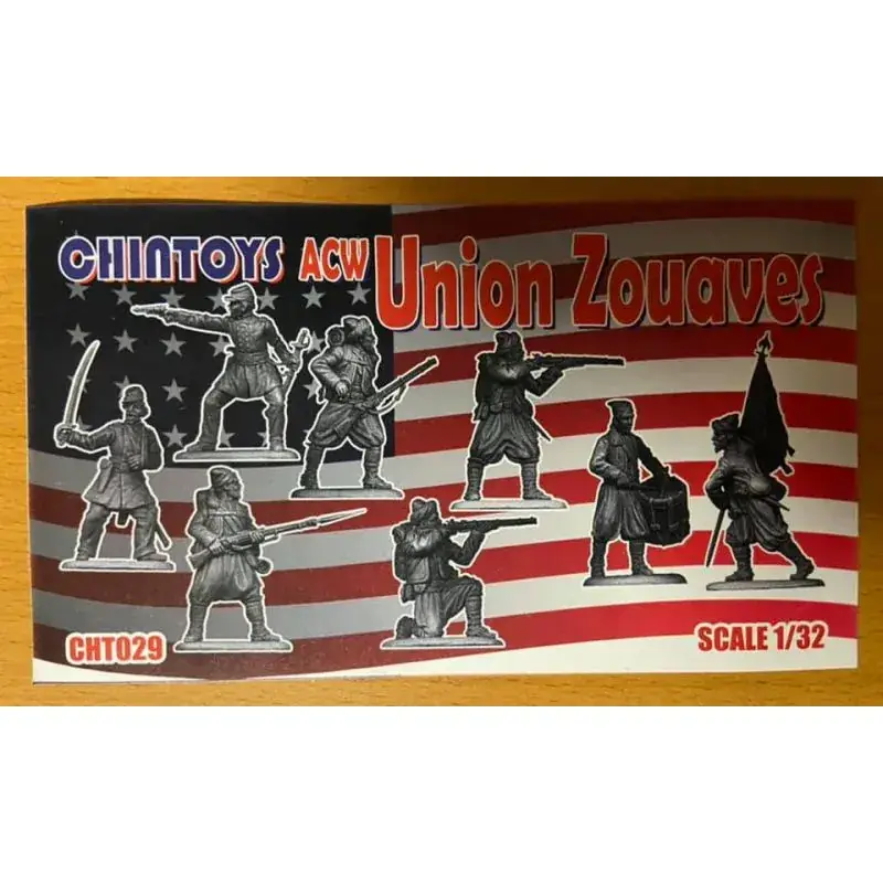 Direct Verzonden ACW/American Civil War Union Zouaven (GEEN DOOS. DIT IS IN EEN POLYTHEEN ZAK MET KAART)