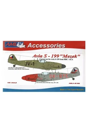 Op = Op Avia S-199 (JV-1, OK-BYE) (ontworpen voor gebruik met Academy en Hobbycraft kits) Accessoire