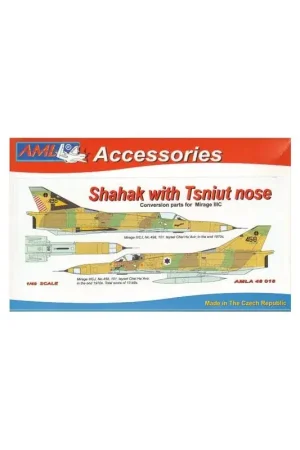 Bestseller Dassault Mirage IIICR/Tzniut (PUR set + PE onderdelen + Decal sheet) Accessoire