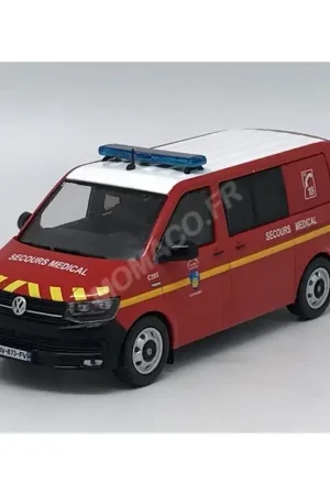 Volkswagen t6 firefighter sdis "06 - alpes-maritimes" Miniatuurr Merkproduct