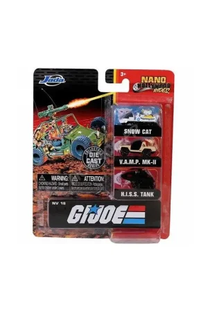 Set van 3 nano-wagens "gi joe" serie nv-18 Miniatuur Finale Uitverkoop