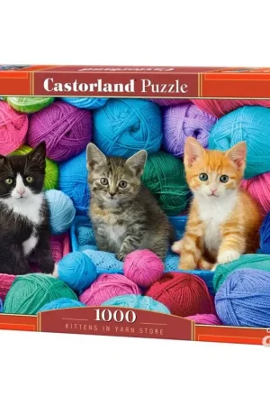 Kittens in garenwinkel puzzel 1000 Teile Rechtstreeks Van De Fabrikant