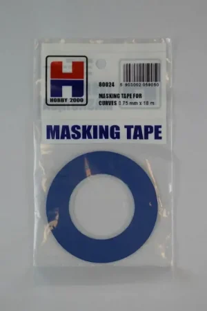 Actieprijs Afplakband voor rondingen 0,75 mm x 18 m Accessoire
