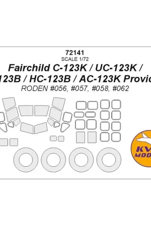Uitverkoop Fairchild C-123 Provider + wielen maskers Accessoire