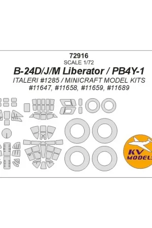Consolidated B-24 Liberator + wielen maskers Accessoire Hete Deal
