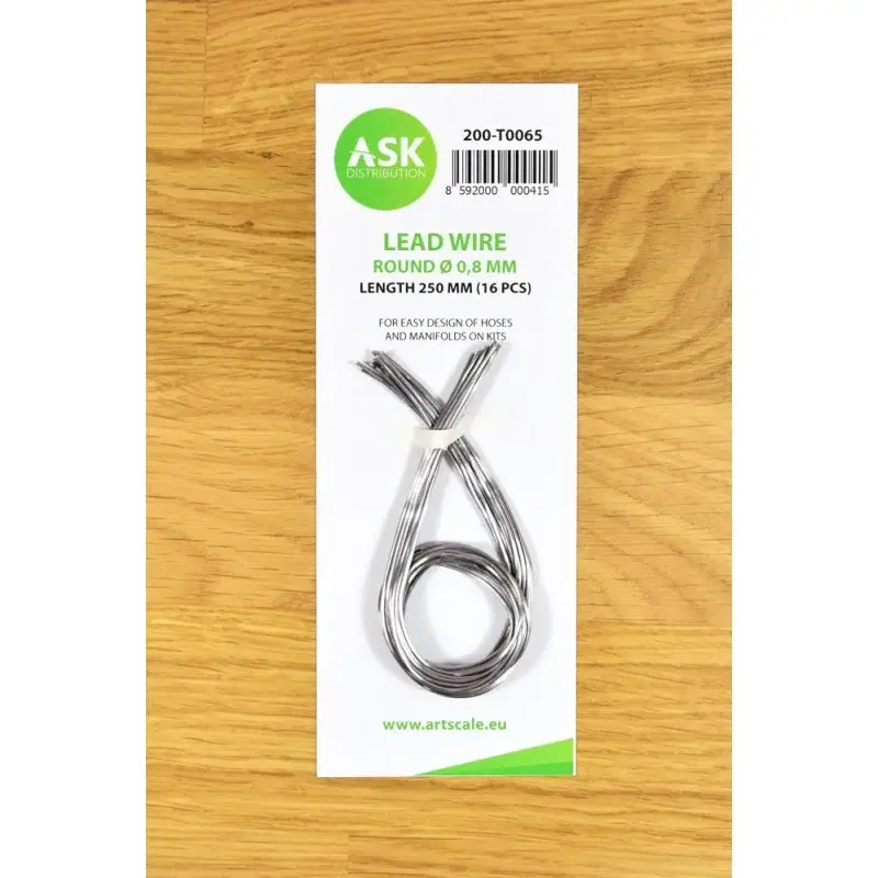 Premium Looddraad - Rond Ø 0,8 mm x 250 mm (16 stuks)
