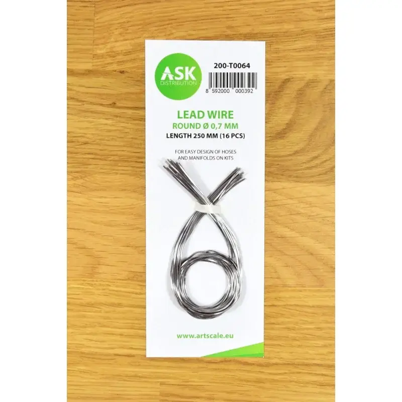 Bestel Nu Looddraad - Rond Ø 0,7 mm x 250 mm (16 stuks)