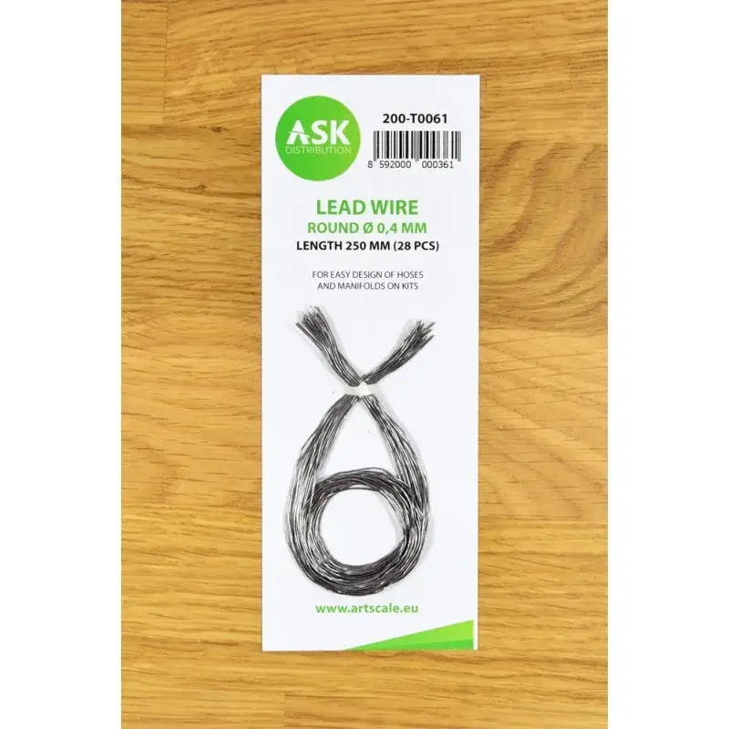 Looddraad - Rond Ø 0,4 mm x 250 mm (28 stuks) Korting