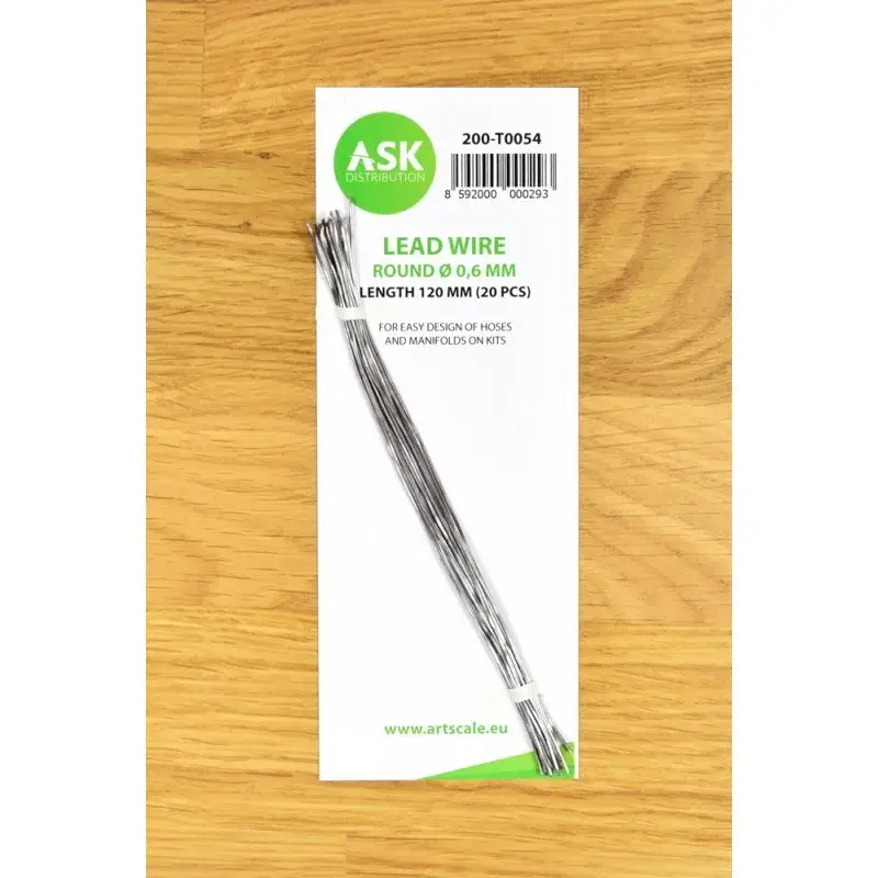 Looddraad - Rond Ø 0,6 mm x 120 mm (20 stuks) Premium