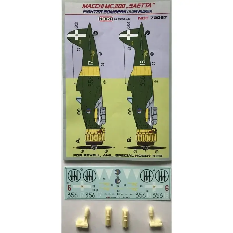 Gratis Retour Macchi C.200 Saetta jachtbommenwerpers boven Rusland Accessoire