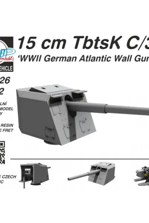 15 cm TbtsK C/36 'WWII Duits Atlantikwall Kanon' Accessoire Uitverkoop
