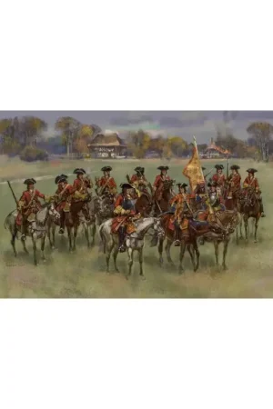 Rechtstreeks Van De Fabrikant British Regiment of Horse (Late War) (Spaanse Successieoorlog) Figuren