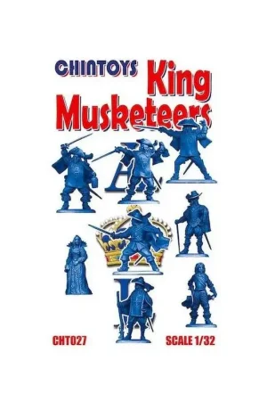 Bestseller King Musketeers (GEEN DOOS. DIT IS IN EEN POLYTHEEN ZAK MET KAART) Figuren