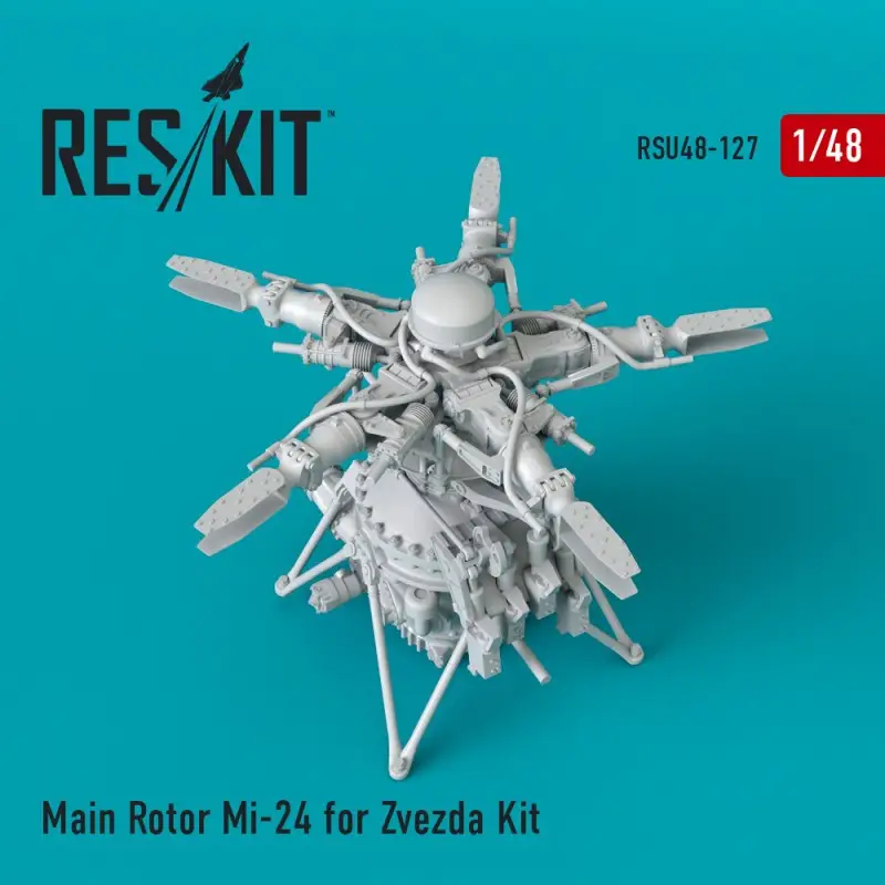 Hoofdrotor voor de Mil Mi-24V/VP (ontworpen voor gebruik met Zvezda-kits) Accessoire Express Levering