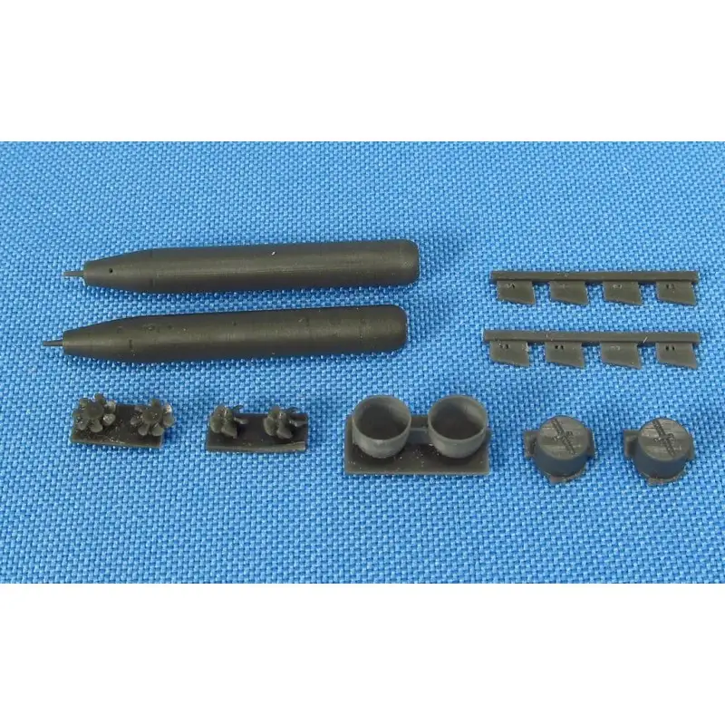 Torpedo Mk.46. Kit bevat hars onderdelen voor montage van 2 torpedo's Mk-46 Accessoire Rechtstreeks Van De Fabrikant