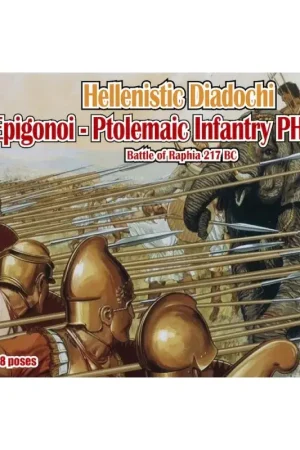 Hellenistische Diadochi Set 1 Ptolemeïsche Infanterie PHALANX Slag bij Raphia 217BC Hete Deal