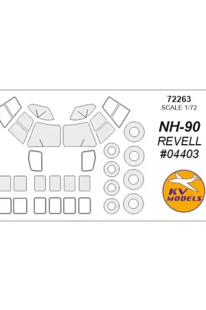 Direct Verzonden Eurocopter NH-90 + wielen maskers (ontworpen voor gebruik met REVELL kit RV4403) Accessoire