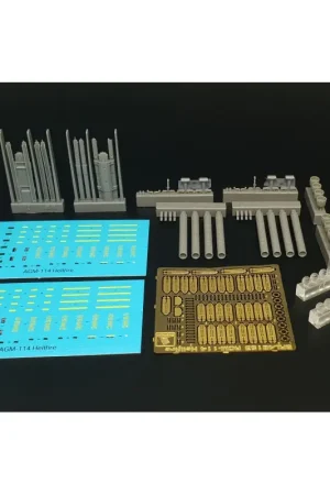 AGM-114 Hellfire (8 stuks 2 rekken) Resin-constructiekit van Amerikaanse lucht-grondraketten Uitverkoop