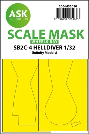 Populair Curtiss SB2C-4 Helldiver wielkasten express mask (ontworpen voor gebruik met Infinity kits)