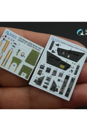 Dassault Mirage 2000-5 3D-geprint & gekleurd interieur op decalpapier (ontworpen voor gebruik met Kinetic kits) Aanbieding