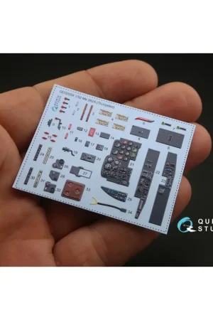 Messerschmitt Me-262A-1a 3D-geprint en gekleurd interieur op decalpapier (ontworpen om te gebruiken met Trumpeter-kits) Tijdelijk Beschikbaar