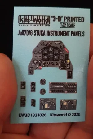 Koopje Sticker Junkers Ju-87D/G 'Stuka' 3D Full colour instrumentenpaneel (ontworpen voor gebruik met Hasagawa, Revel en Trumpeter kits