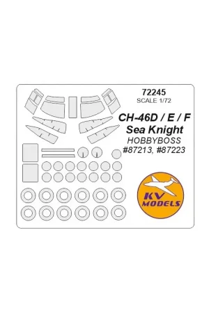 Boeing Vertol CH-46D / E / F Sea Knight + wielenmaskers (ontworpen voor gebruik met HOBBYBOSS-kits HB87213, HB87223) [CH-46D / E Seizoensaanbieding