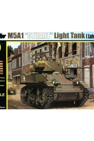 Beperkte Voorraad M5a1 stuart laat Schaalmodel