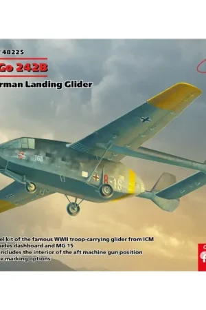 Nu Kopen Gotha Go 242B, WWII Duitse Landing Glider (100% nieuwe mallen) Schaalmodel