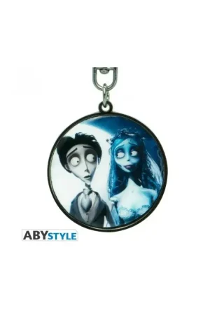 CORPSE BRIDE - Victor & Emily sleutelhanger Hoge Kwaliteit