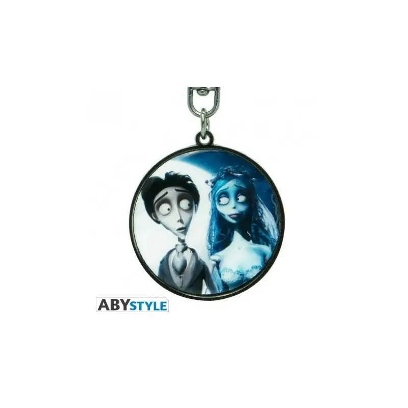 CORPSE BRIDE - Victor & Emily sleutelhanger Hoge Kwaliteit