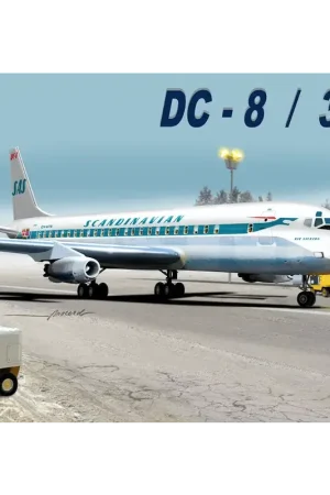 Douglas DC-8-30 'Scandinavisch' Schaalmodel Express Levering