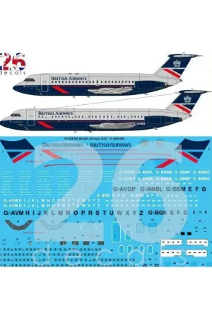 Betaalbaar British Airways Landor BAC 1-11s Decal