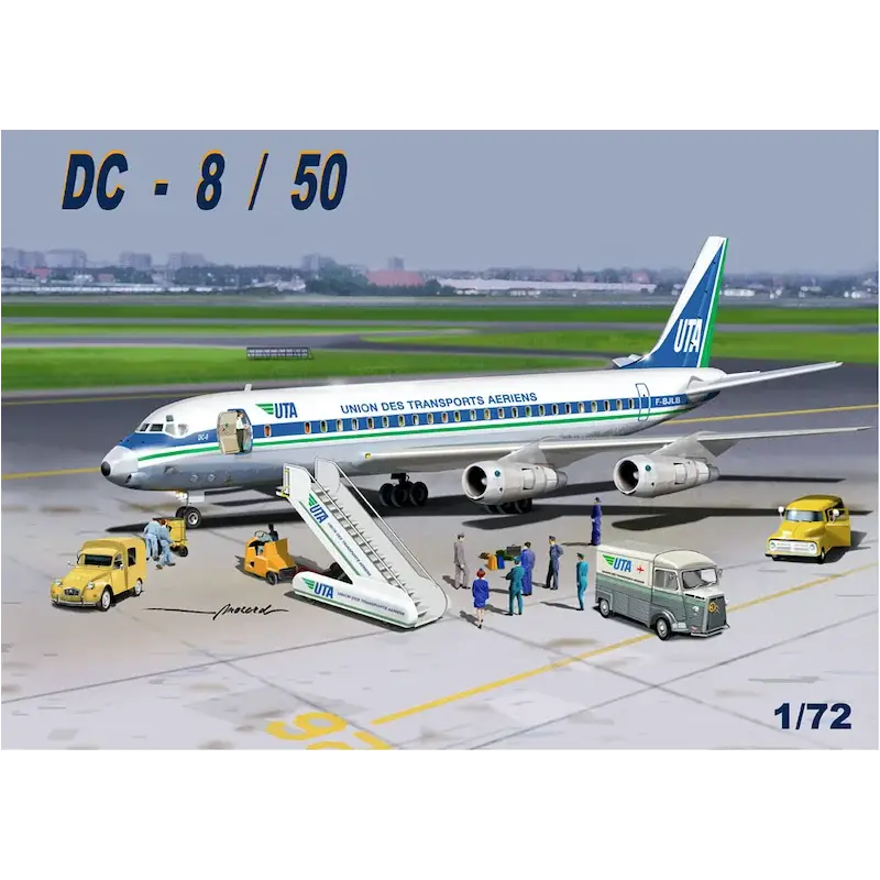 Beste Prijs Douglas DC-8-50 'Union De Transports Aeriens' Schaalmodel