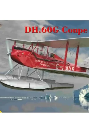 Aanbieding de Havilland DH.60G Coupe watervliegtuig (Polar British expeditie) Schaalmodel