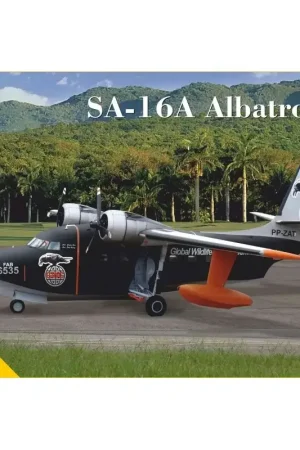 Grumman SA-16A Albatros 14 kunststof frames+PE plaat+stickers voor 1 kleurstelling (Global Wildlife PP-ZAT) Bestel Nu