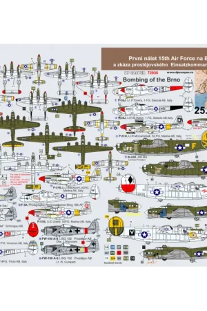 Meest Verkocht Bombardement op Brno Decal