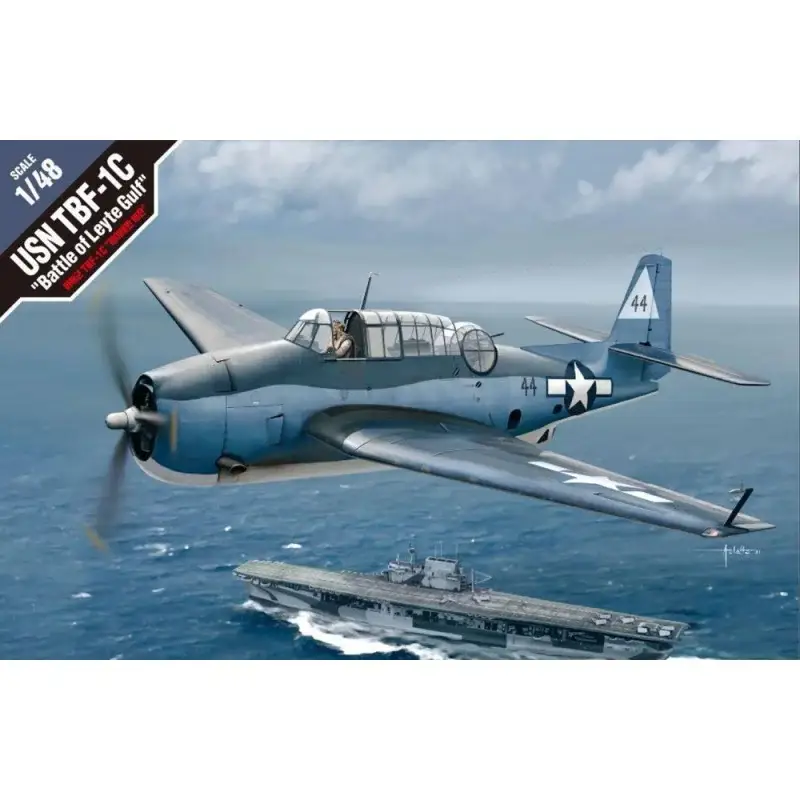 Superprijs Grumman TBF-1C 'Battle of Leyte Gulf' Meerdere stickeropties: (1) TBF-1C's van VC-42 USS Bogue 1944