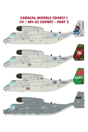 Nu Kopen Bell-Boeing MV-22 Osprey: deel 2Onze tweede schaal van 1/48 Decal