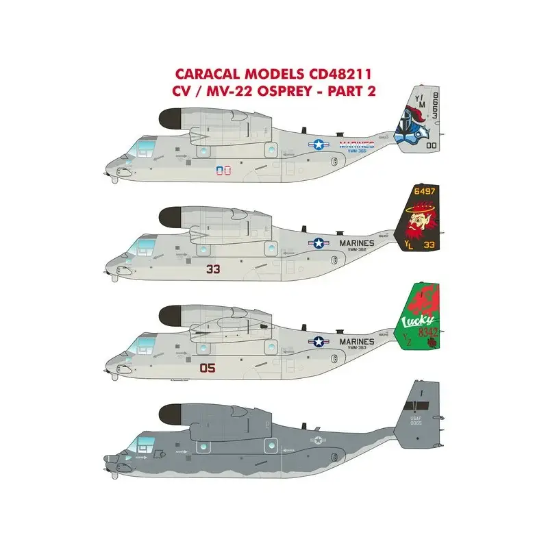 Nu Kopen Bell-Boeing MV-22 Osprey: deel 2Onze tweede schaal van 1/48 Decal