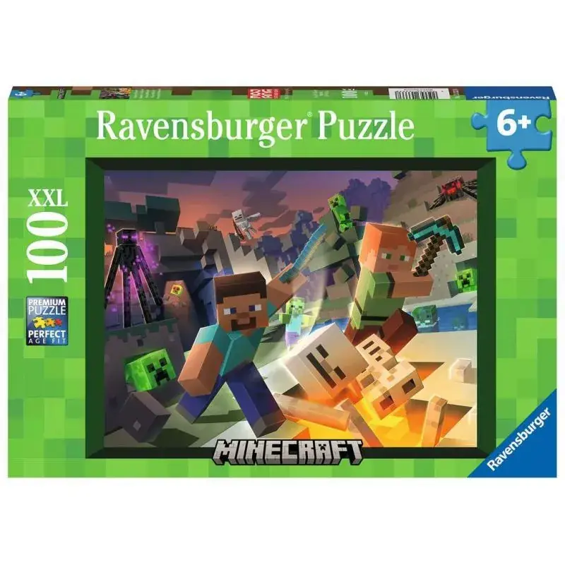 Puzzel 100 p XXL - Minecraft monsters Puzzle Lage Prijs