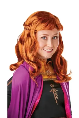 Seizoensaanbieding Anna volwassen pruik - Frozen 2