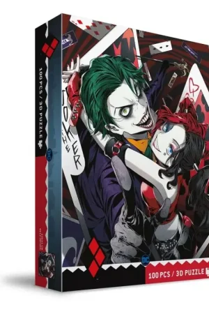 DC Comics The Joker & Harley Quinn Manga 3D-effect legpuzzel (100 stukjes) Flitsaanbieding