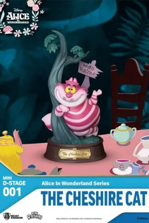 Alice in Wonderland Mini Diorama Stage The Cheshire Cat PVC-beeld 10 cm Goedkoop