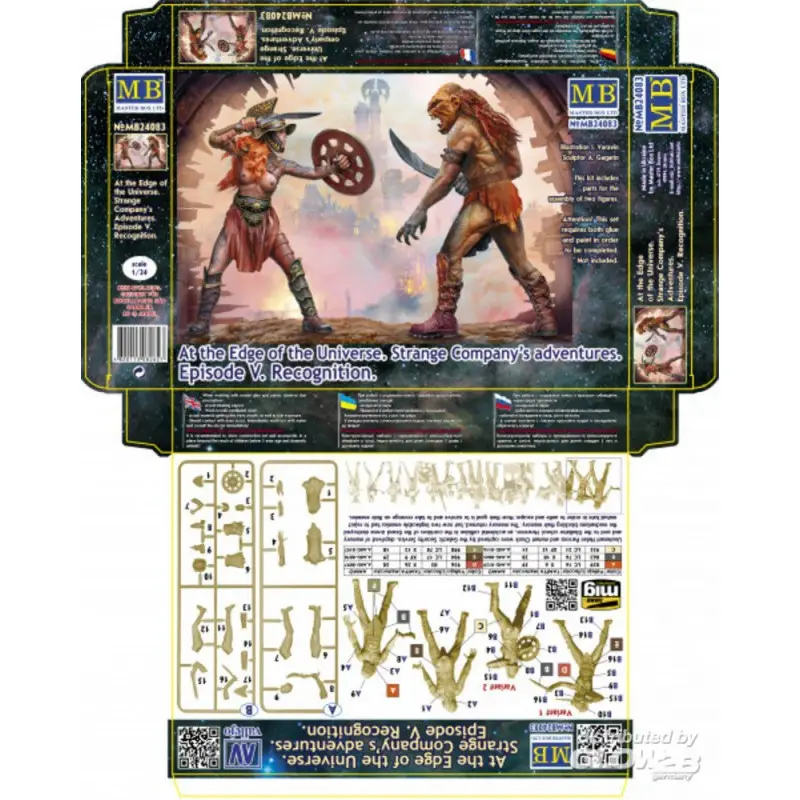 Exclusieve Aanbieding Erkenning. Aan de rand van het heelal. De avonturen van Strange Company. EpisodeV Figuren