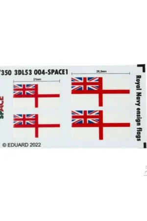 Merkproduct Vaandelvlaggen van de Koninklijke Marine SPACE Decal