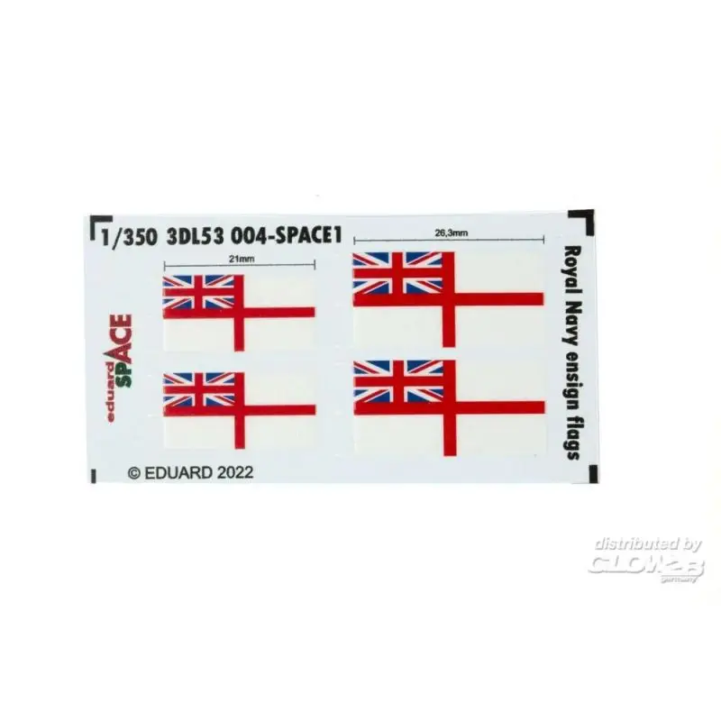 Merkproduct Vaandelvlaggen van de Koninklijke Marine SPACE Decal