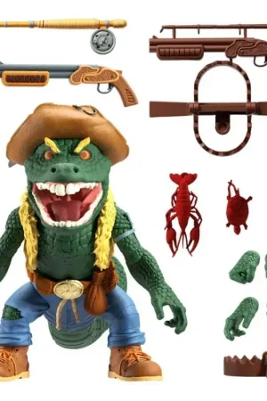 Teenage Mutant Ninja Turtles Leatherhead 18 cm actiefiguur Action figure Superprijs