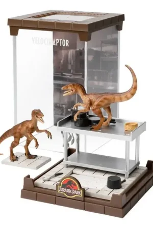 Jurassic Park Creature Diorama PVC Velociraptors 18cm Figuurtje Fabrieksprijs